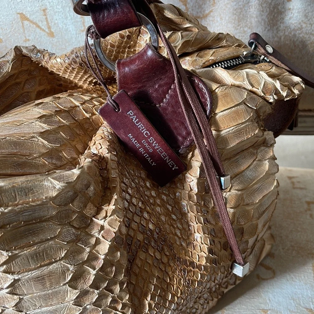 Pauric Sweeney Python Handbag- Authentic - Picture 2 of 8